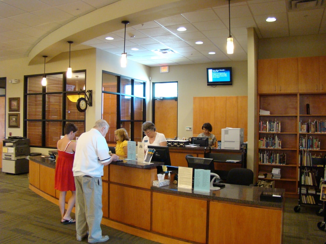 Westside Regional Library circulation desk