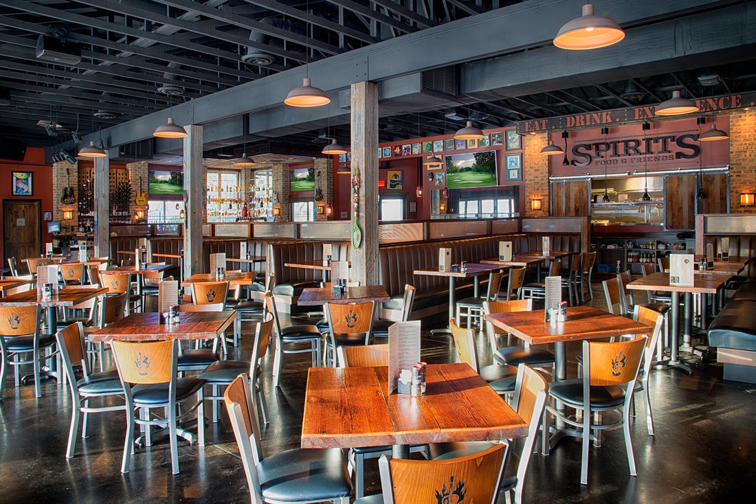 Spirits Food & Friends — dining room interior