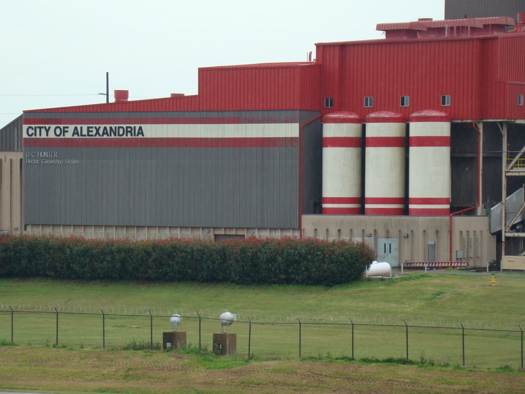 City of Alexandria D.G. Hunter Electric Generating Station exterior
